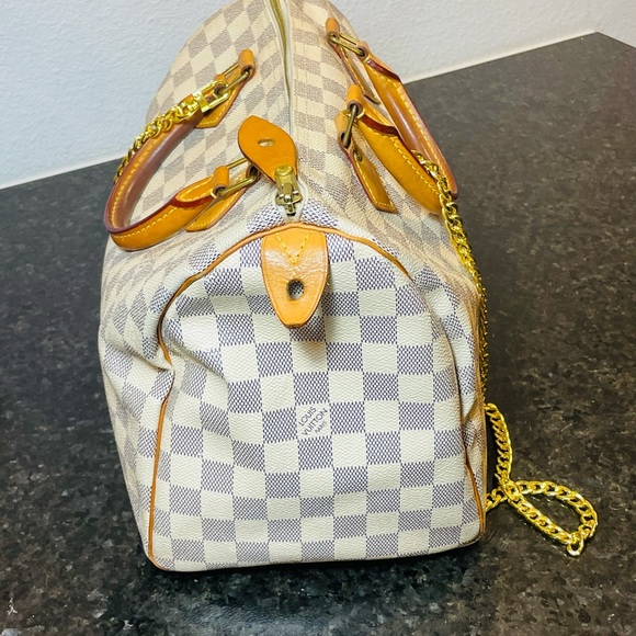 Louis Vuitton Damier Azur speedy 30 - Picture 7 of 8